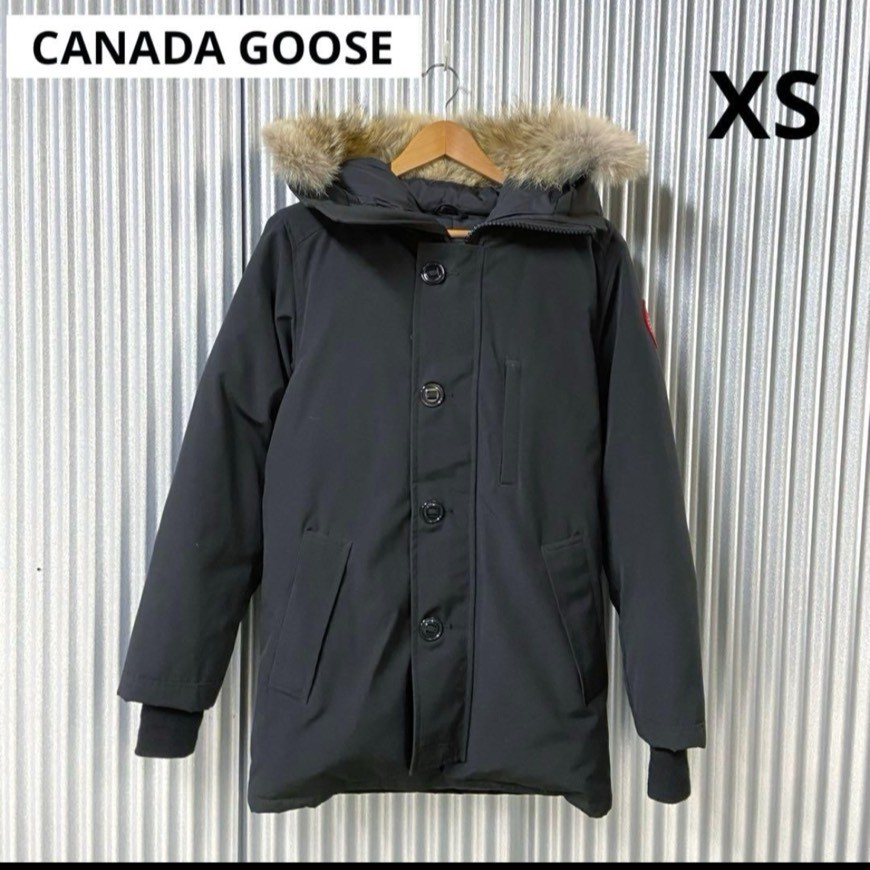 カナダグースの買取　リサイクルショップシンプー　シャトーパーカー　ブラック　ダウン　3426M　XSサイズ　美品